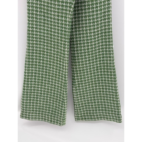 Green Checkered Women's Trousers - Picture 4 of 16